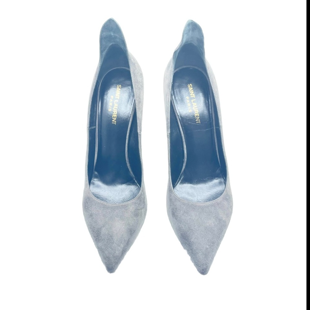 Saint Laurent gray suede pump 41 - Picture 4 of 7